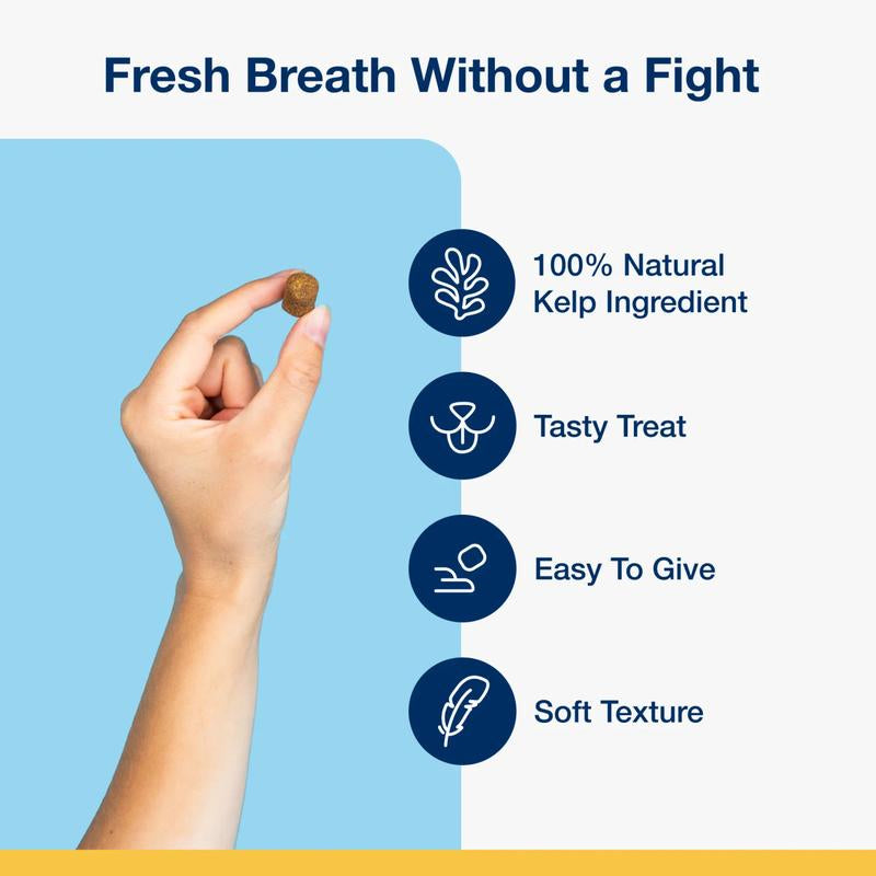"ProDen PlaqueOff Dental Chews for Dogs – Soft Treats with Natural Kelp for Plaque & Bad Breath"