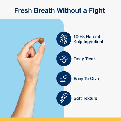 "ProDen PlaqueOff Dental Chews for Dogs – Soft Treats with Natural Kelp for Plaque & Bad Breath"